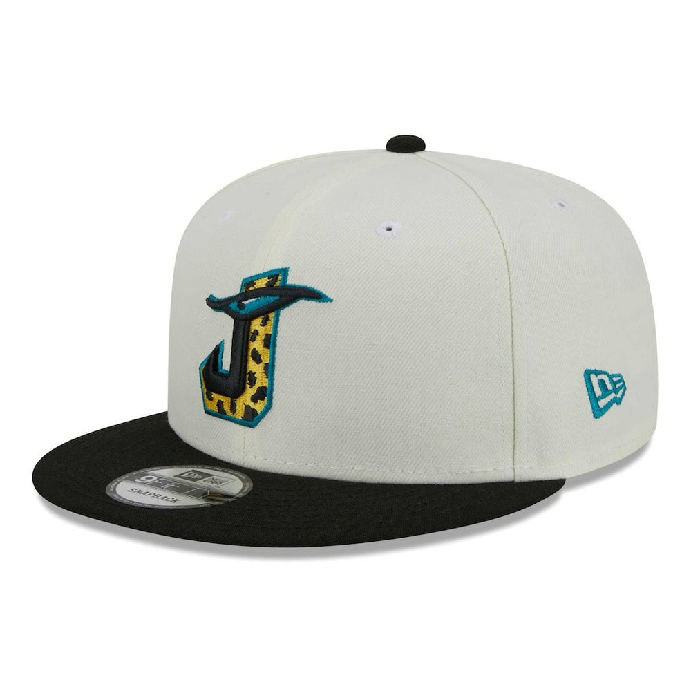 Jacksonville Jaguars New Era City Originals 9FIFTY Snapback Hat Cream/Black | NFL