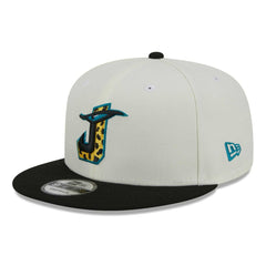 Jacksonville Jaguars New Era City Originals 9FIFTY Snapback Hat Cream/Black | NFL