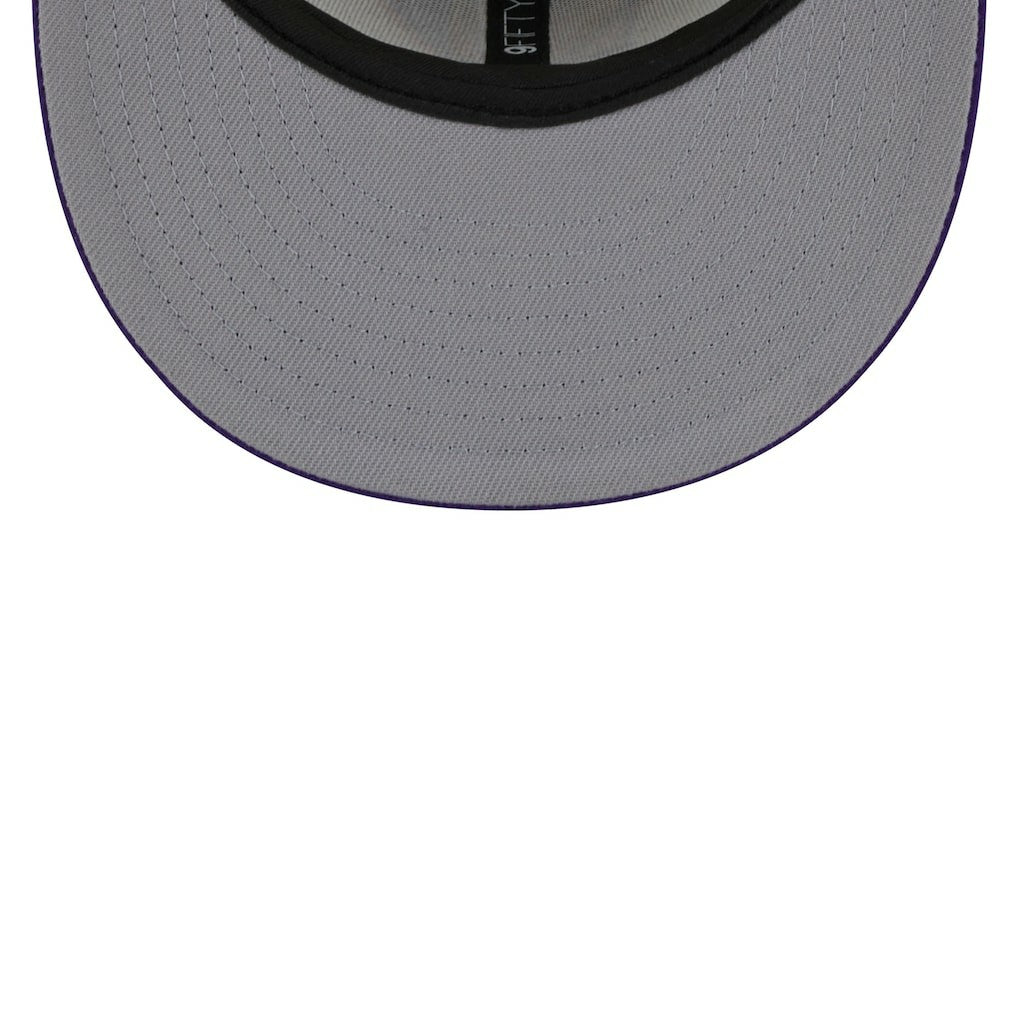 Minnesota Vikings New Era City Originals 9FIFTY Snapback Hat Cream/Purple | NFL