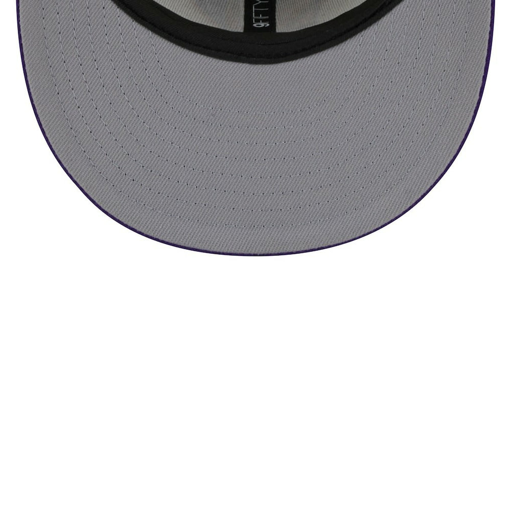 Minnesota Vikings New Era City Originals 9FIFTY Snapback Hat Cream/Purple | NFL