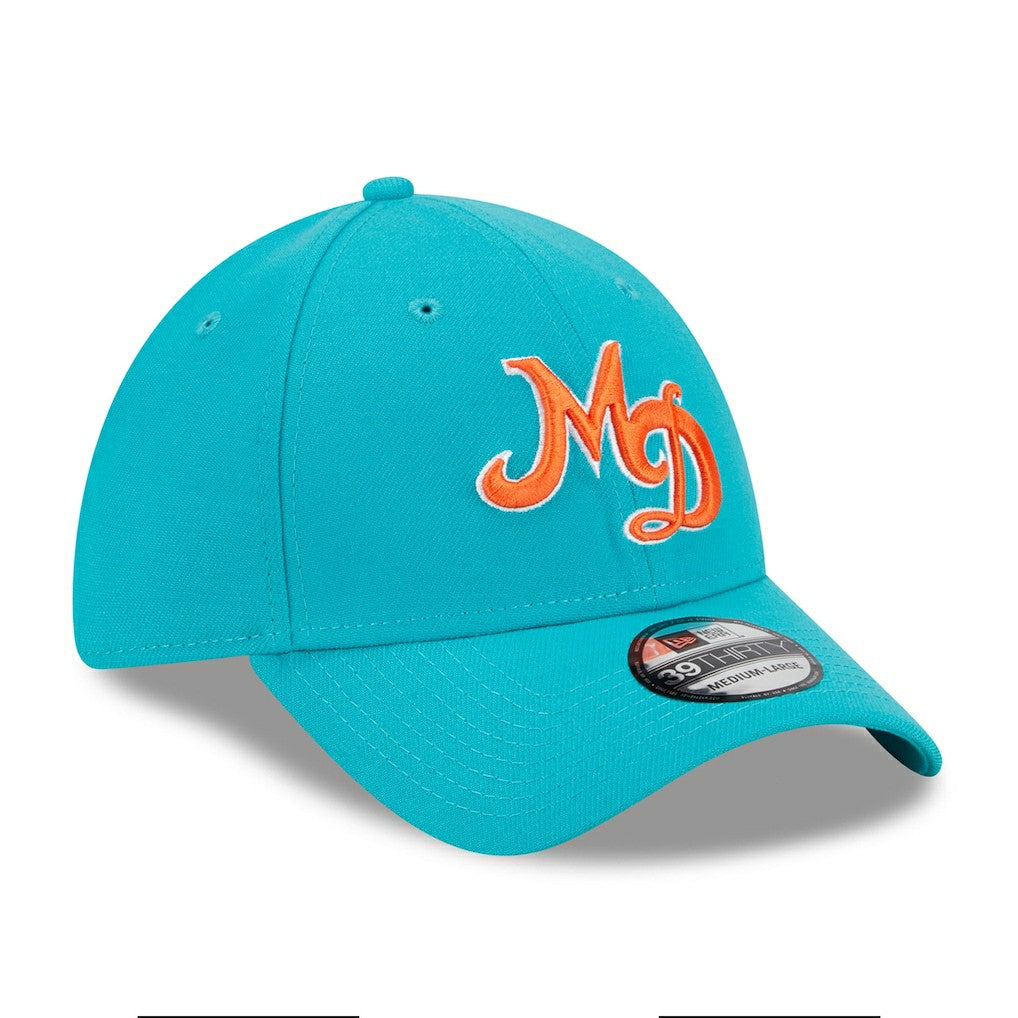 Miami Dolphins New Era City Originals 39THIRTY Flex Hat Aqua | NFL