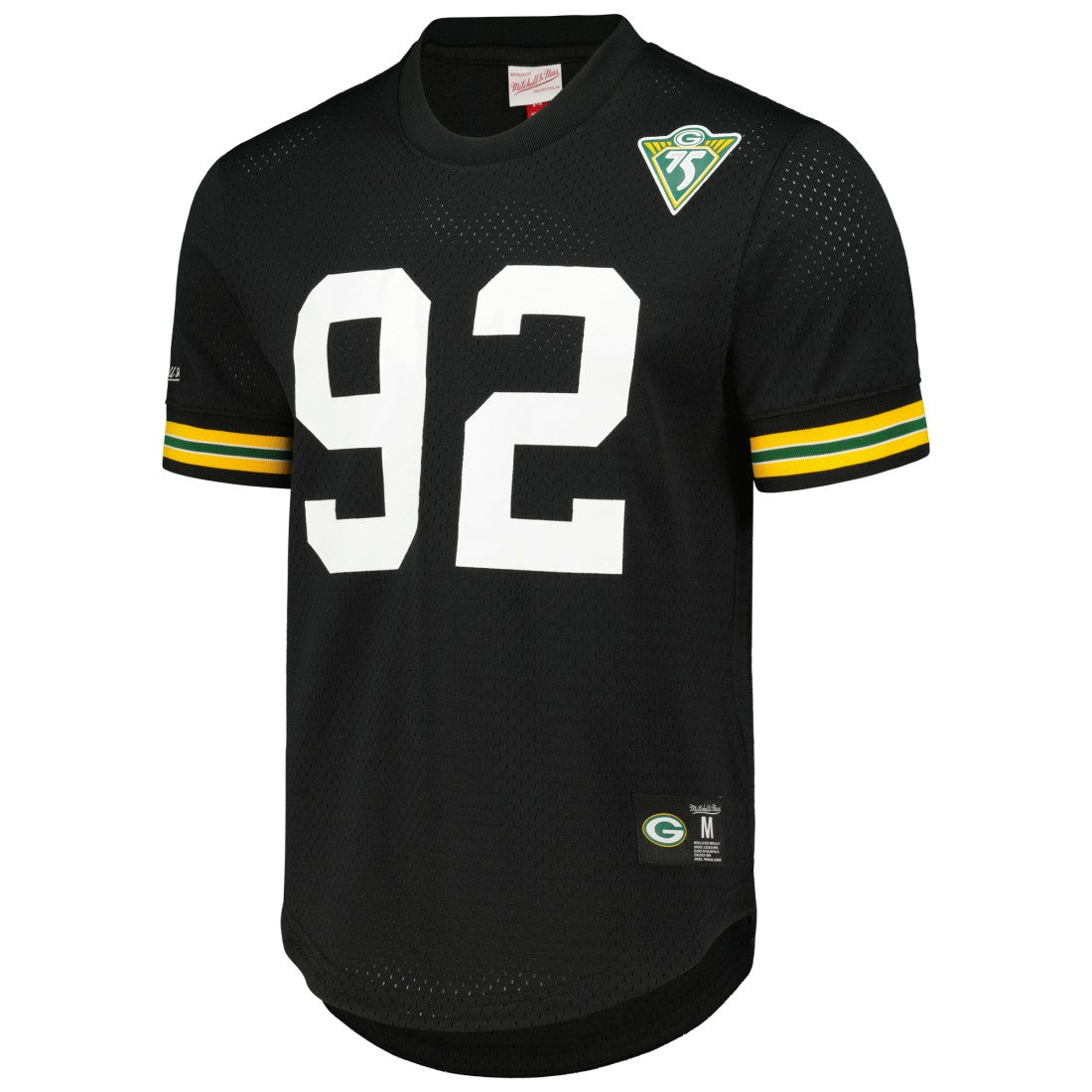 Reggie White Green Bay Packers Retired Player Name and Number Mesh Top Black | Mitchell & Ness