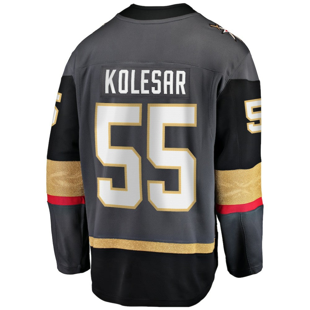 Keegan Kolesar Vegas Golden Knights Fanatics Alternate Breakaway Player Jersey - Gray - NHL