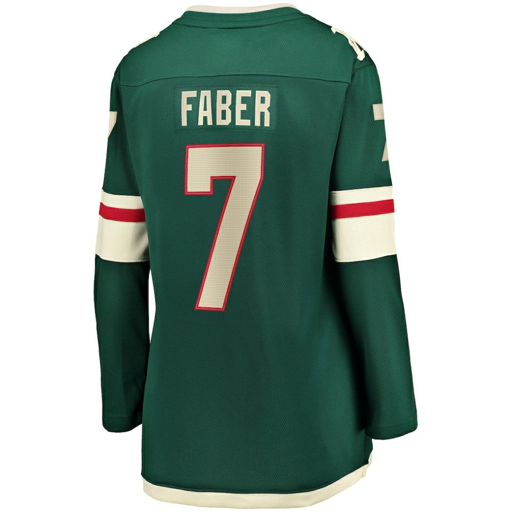 Brock Faber Minnesota Wild Fanatics Women's Home Breakaway Player Jersey - Green - NHL