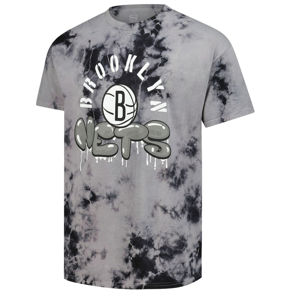 Brooklyn Nets Stadium Essentials Unisex Street Art Dark Crystal Washed T-Shirt Charcoal - NBA