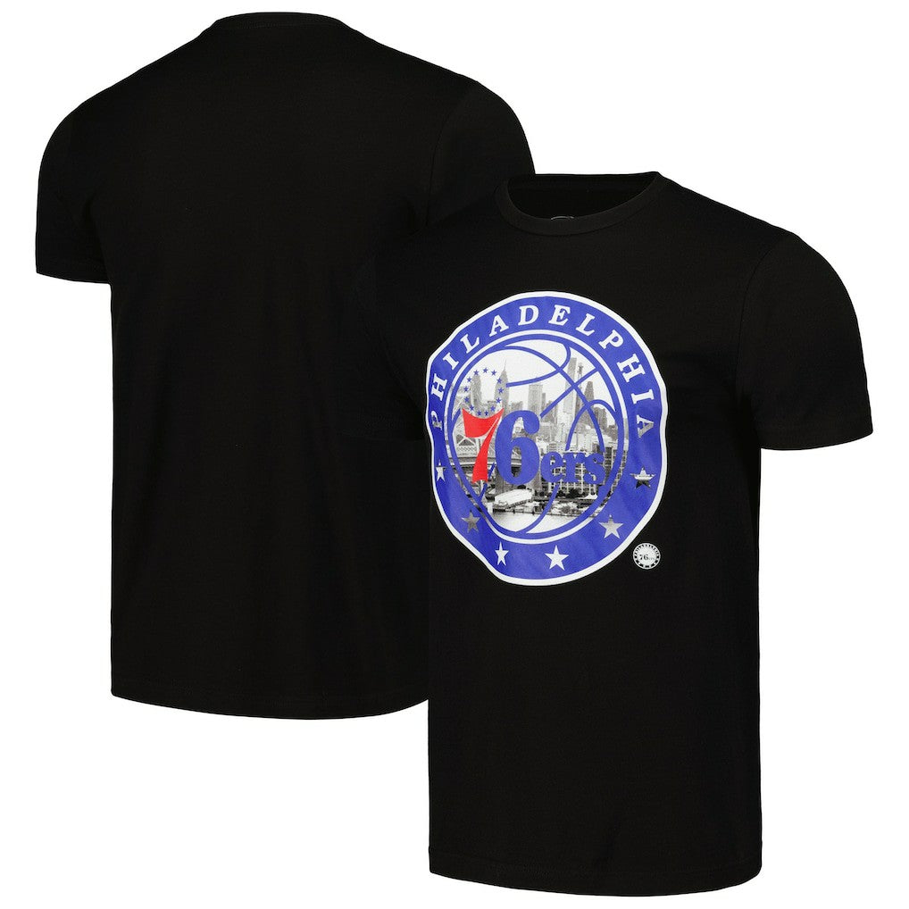 Philadelphia 76ers Stadium Essentials Unisex City View T-Shirt Black - NBA