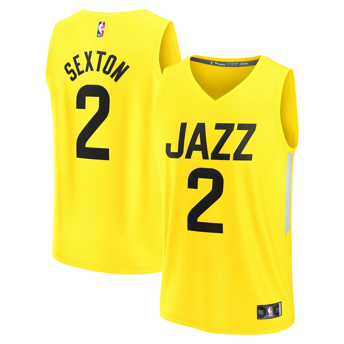 Collin Sexton Utah Jazz Youth Fast Break Player Jersey Icon Edition Yellow - NBA