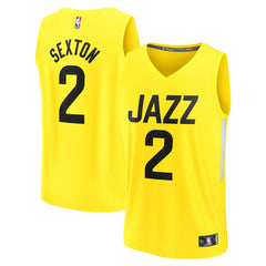 Collin Sexton Utah Jazz Youth Fast Break Player Jersey Icon Edition Yellow - NBA
