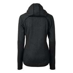 Detroit Lions Cutter & Buck Women's Helmet Logo Mainsail Sweater-Knit Full-Zip Hoodie Charcoal | NFL