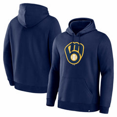 Milwaukee Brewers Fanatics Primary Logo Legacy Hoodie - MLB