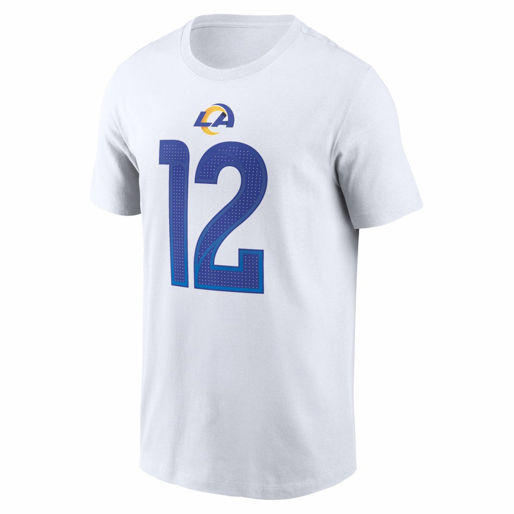 Puka Nacua Los Angeles Rams Player Name & Number T-Shirt White | Nike for Sale