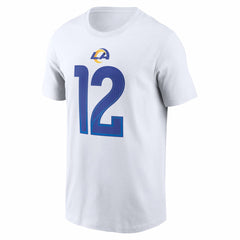 Puka Nacua Los Angeles Rams Player Name & Number T-Shirt White | Nike for Sale
