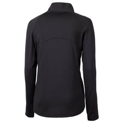 Arizona Cardinals Cutter & Buck Women's Helmet Logo Adapt Eco Knit Stretch Recycled Half-Zip Pullover Top Black | NFL