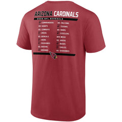 Arizona Cardinals Two-Pack 2023 Schedule T-Shirt Combo Set Cardinal/White | Fanatics
