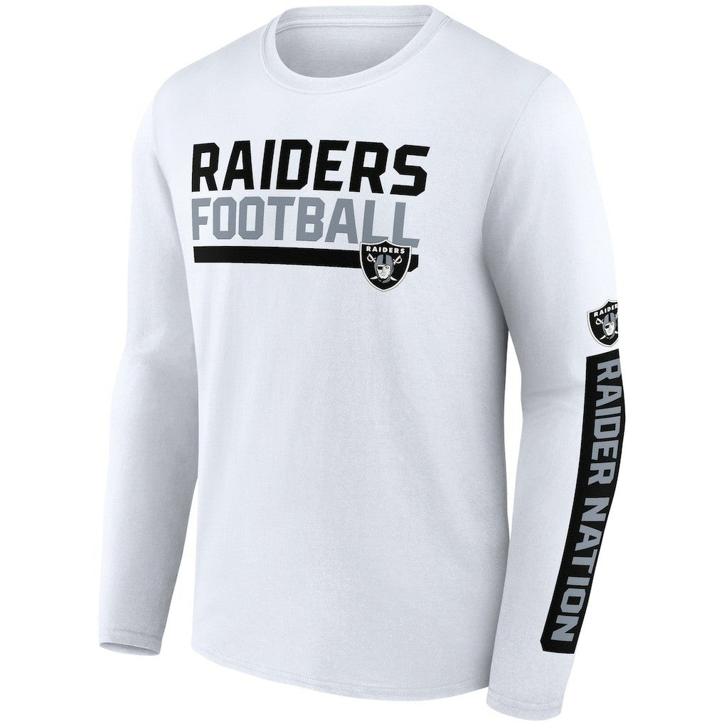 Las Vegas Raiders Two-Pack 2023 Schedule T-Shirt Combo Set Black/White | Fanatics