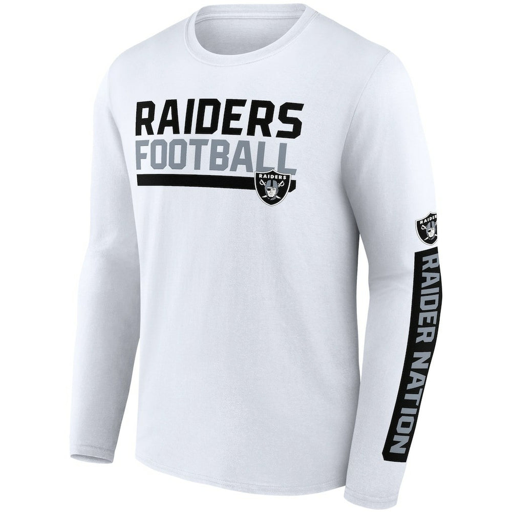 Las Vegas Raiders Two-Pack 2023 Schedule T-Shirt Combo Set Black/White | Fanatics