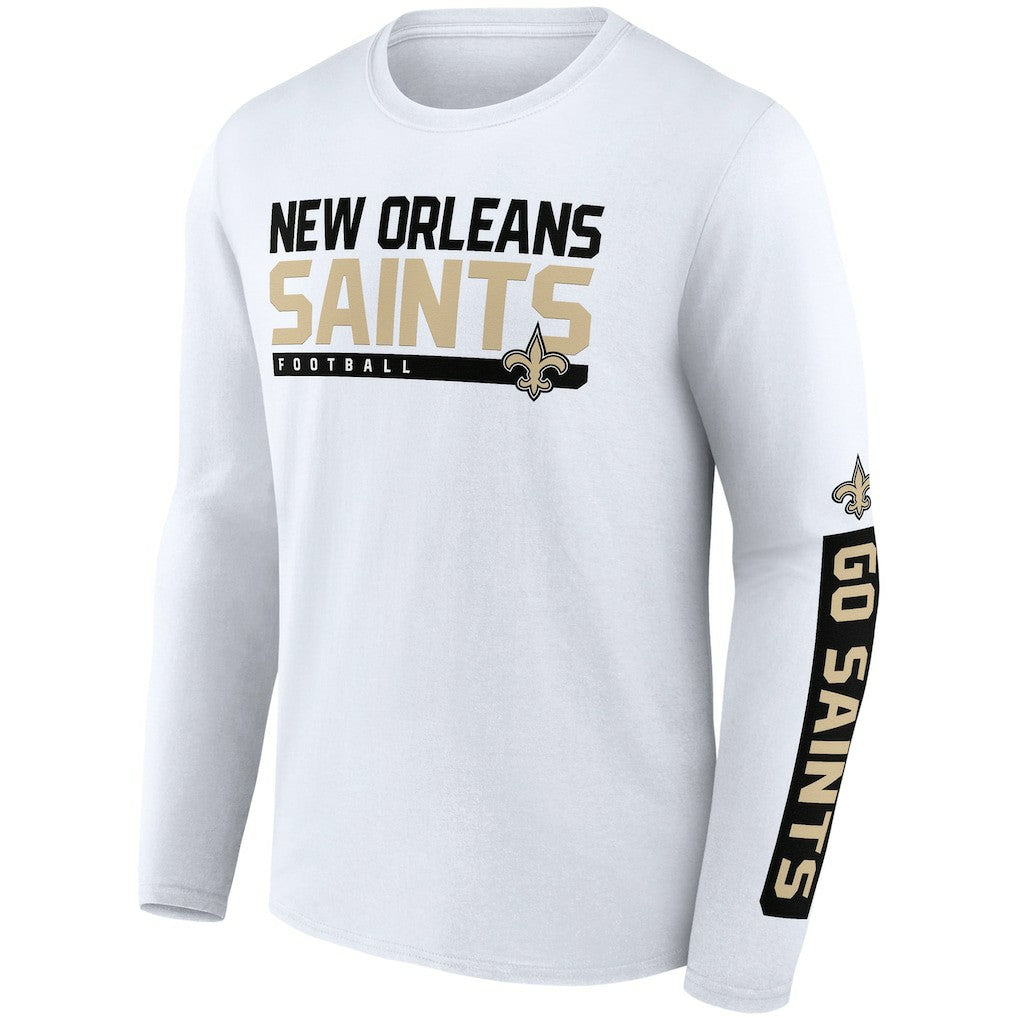 New Orleans Saints Two-Pack 2023 Schedule T-Shirt Combo Set Black/White | Fanatics
