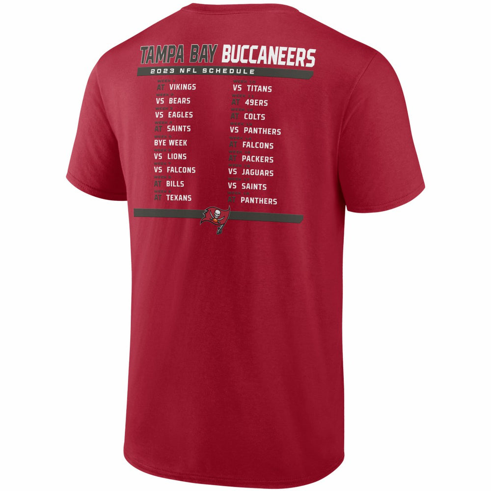 Tampa Bay Buccaneers Two-Pack 2023 Schedule T-Shirt Combo Set Red/White | Fanatics