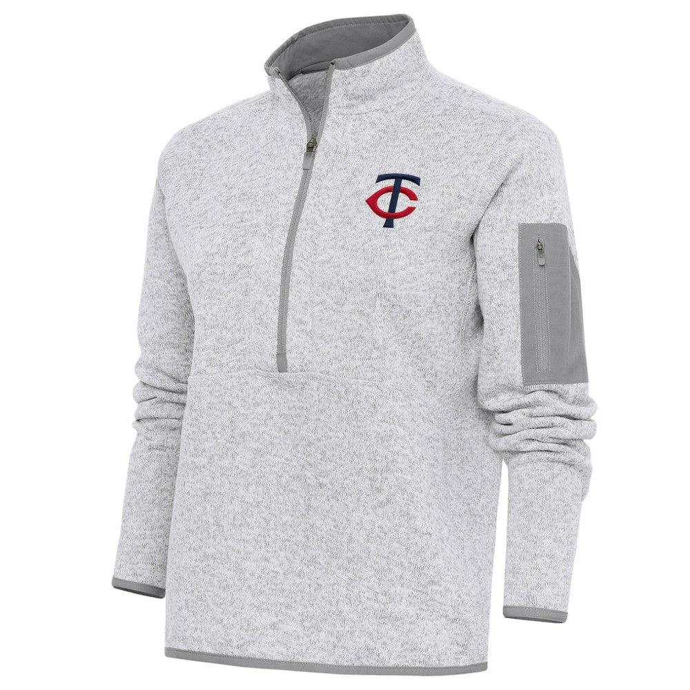 Minnesota Twins Antigua Women's Fortune Quarter-Zip Pullover Jacket - MLB