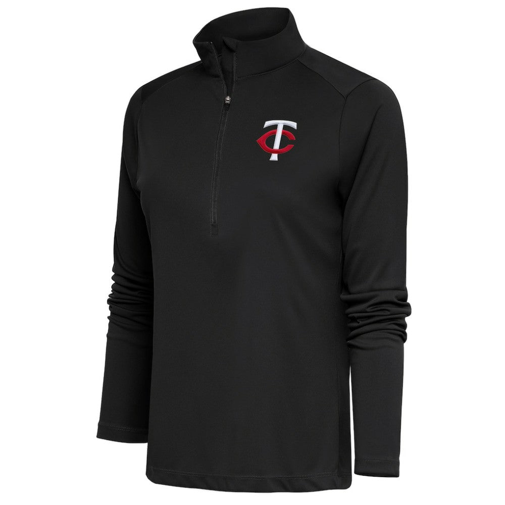Minnesota Twins Antigua Women's Tribute Half-Zip Pullover Top - MLB