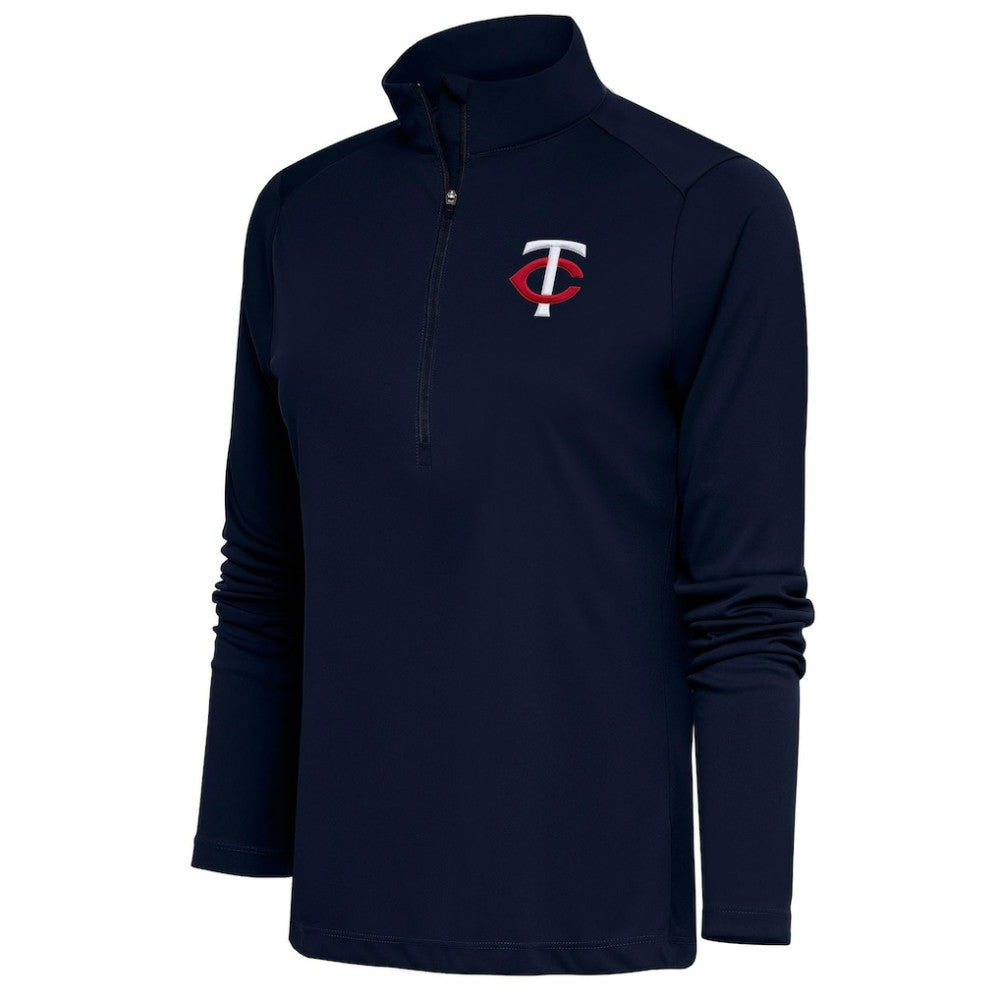 Minnesota Twins Antigua Women's Tribute Half-Zip Pullover Top - MLB