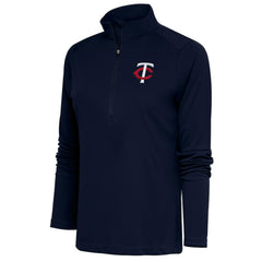 Minnesota Twins Antigua Women's Tribute Half-Zip Pullover Top - MLB