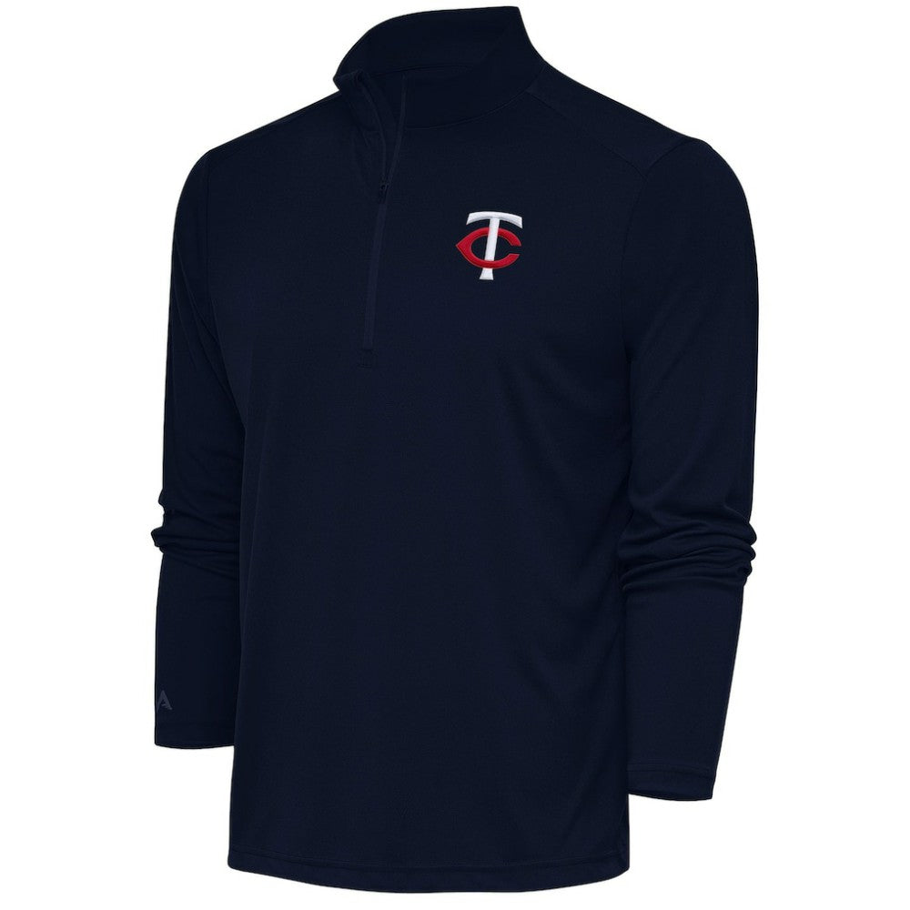 Minnesota Twins Antigua Tribute Quarter-Zip Pullover Top - MLB