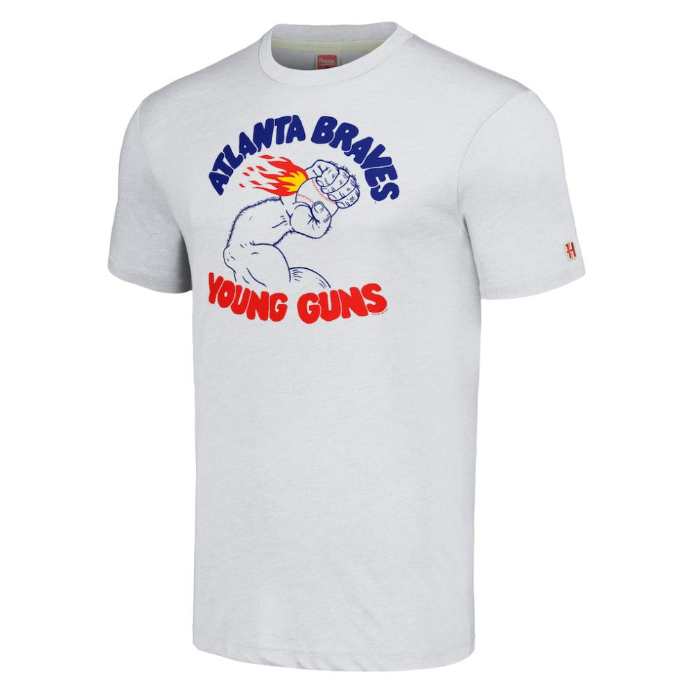 Atlanta Braves Homage Doodle Collection Young Guns Tri-Blend T-Shirt - MLB