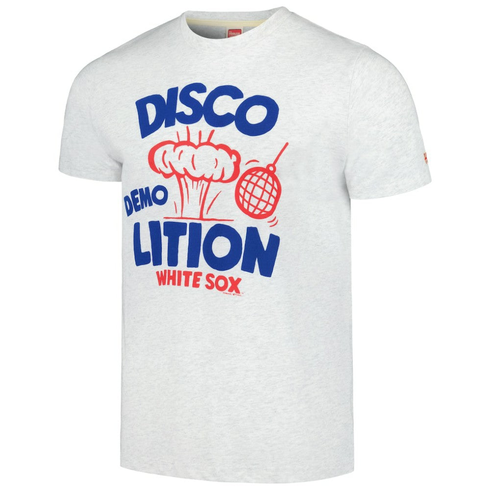 Chicago White Sox Homage Doodle Collection Disco Demolition Tri-Blend T-Shirt - MLB