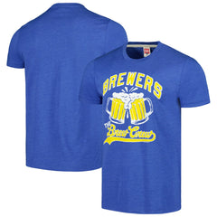 Milwaukee Brewers Homage Doodle Collection The Brew Crew Tri-Blend T-Shirt - MLB