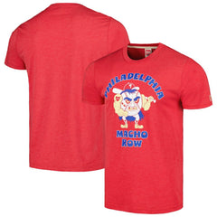 Philadelphia Phillies Homage Doodle Collection Macho Row Tri-Blend T-Shirt - MLB