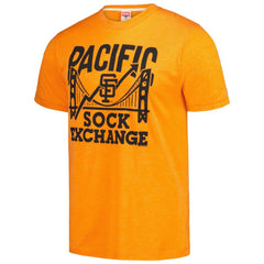 San Francisco Giants Homage Doodle Collection Pacific Sock Exchange Tri-Blend T-Shirt - MLB