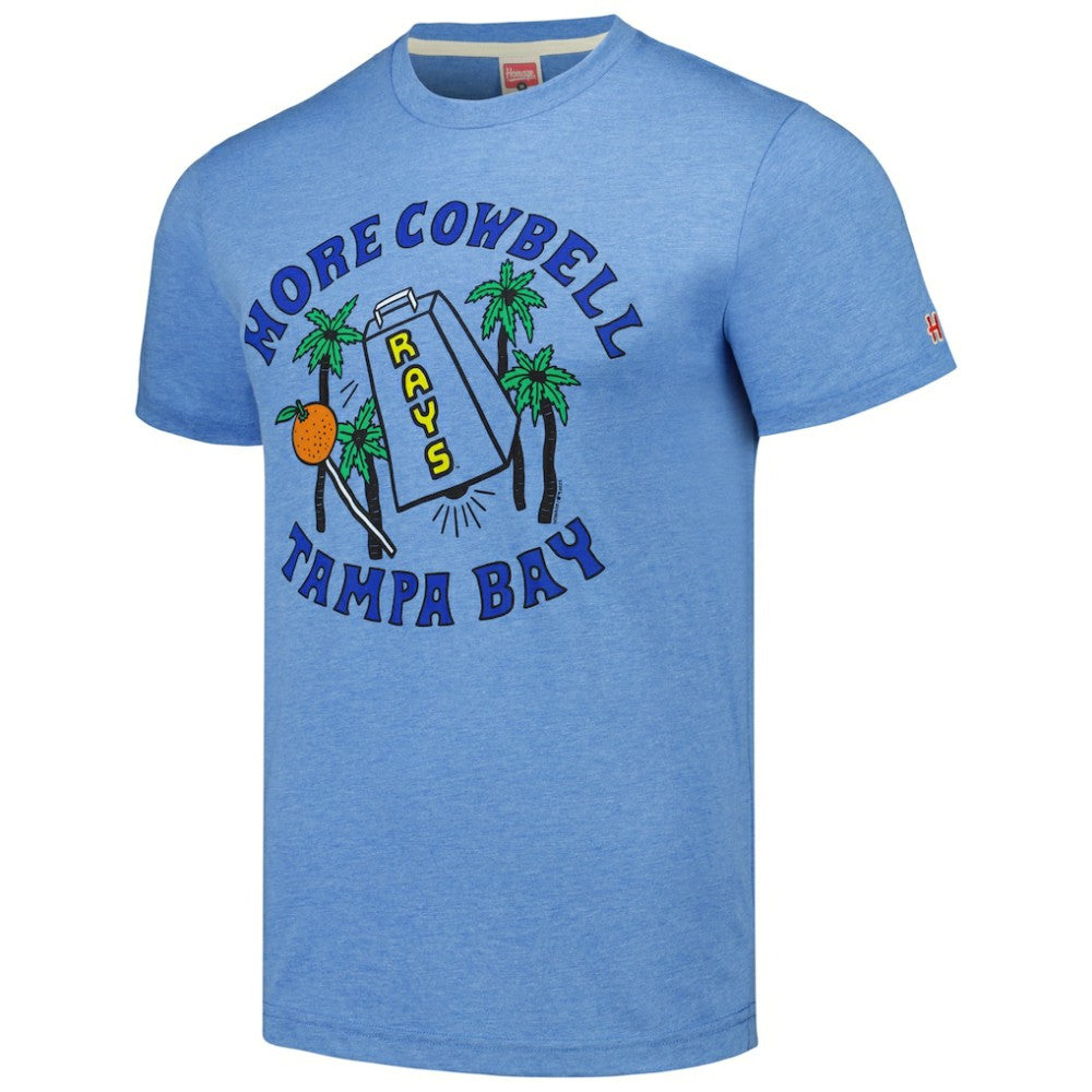 Tampa Bay Rays Homage Doodle Collection More Cowbell Tri-Blend T-Shirt - MLB
