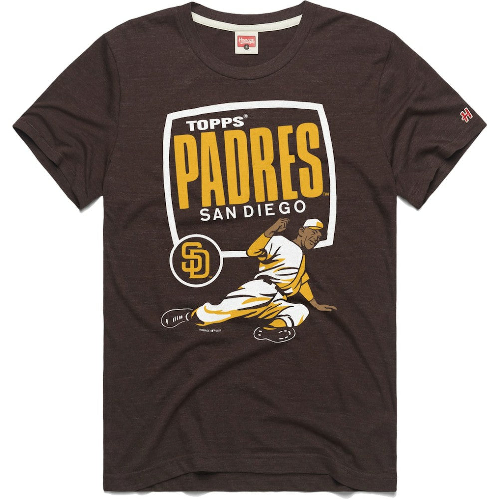 San Diego Padres Homage x Topps Tri-Blend T-Shirt - MLB