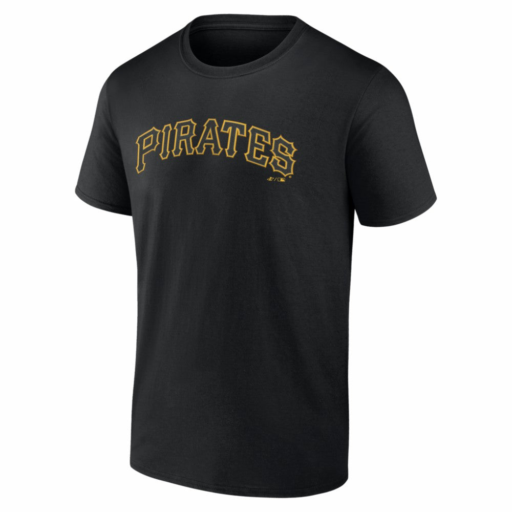 Pittsburgh Pirates Logo Athletic Wordmark T-Shirt - MLB