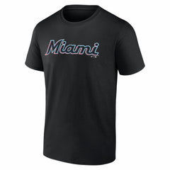 Miami Marlins Logo Athletic Wordmark T-Shirt - MLB