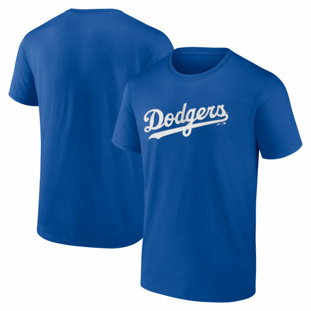 Los Angeles Dodgers Logo Athletic Wordmark T-Shirt - MLB