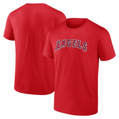 Los Angeles Angels Logo Athletic Wordmark T-Shirt - MLB