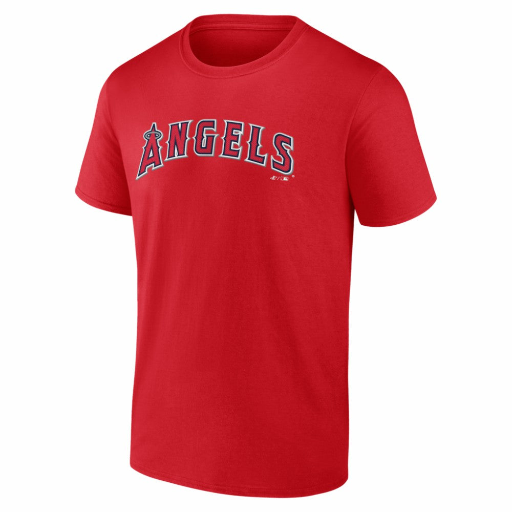 Los Angeles Angels Logo Athletic Wordmark T-Shirt - MLB