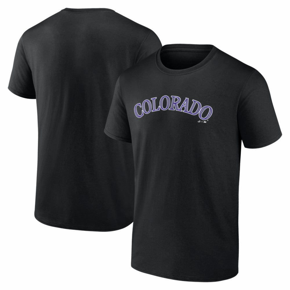 Colorado Rockies Logo Athletic Wordmark T-Shirt - MLB