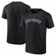 Colorado Rockies Logo Athletic Wordmark T-Shirt - MLB