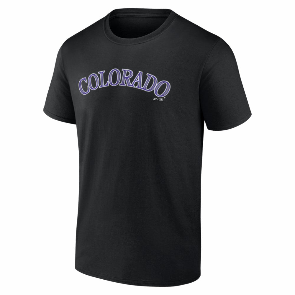 Colorado Rockies Logo Athletic Wordmark T-Shirt - MLB