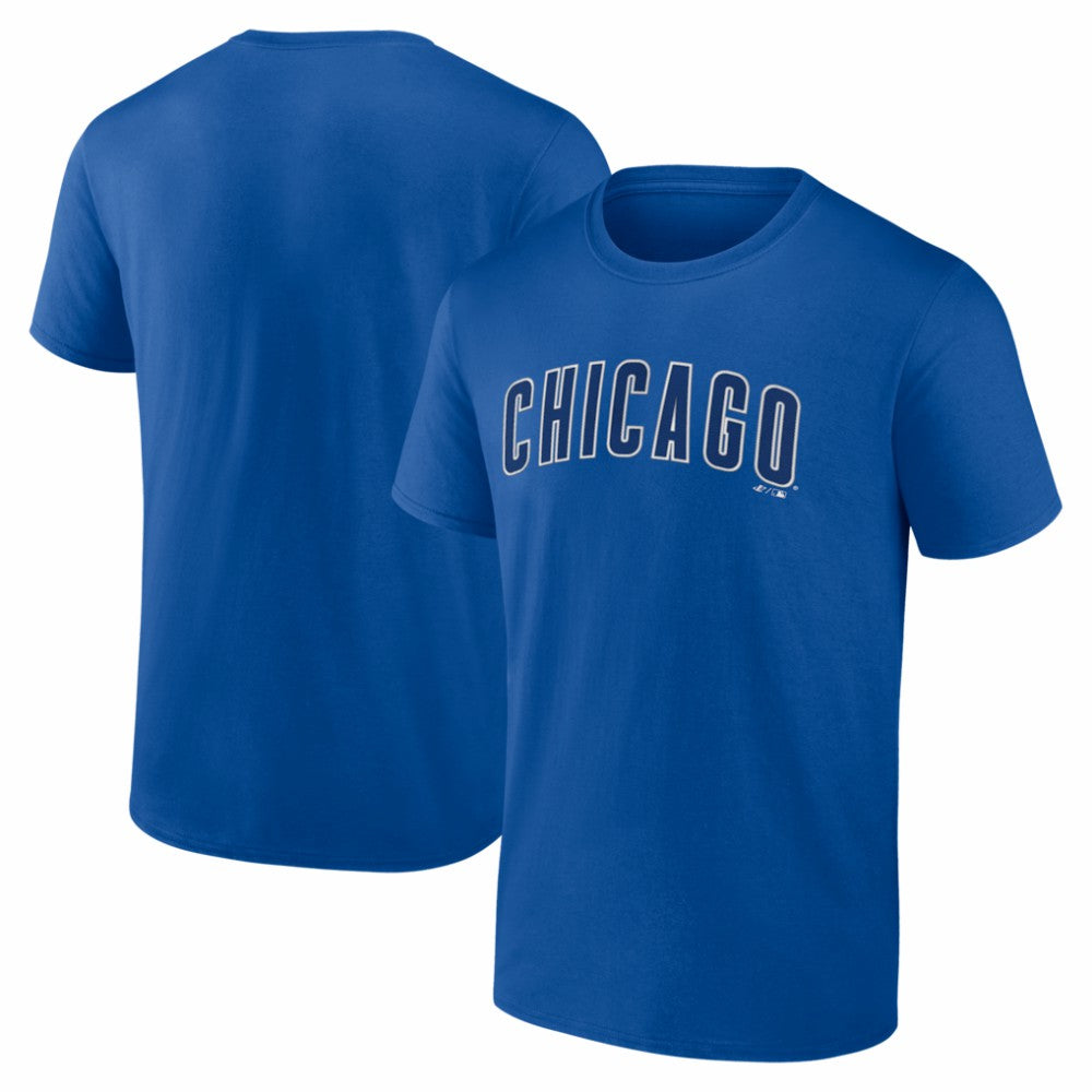 Chicago Cubs Logo Athletic Wordmark T-Shirt - MLB
