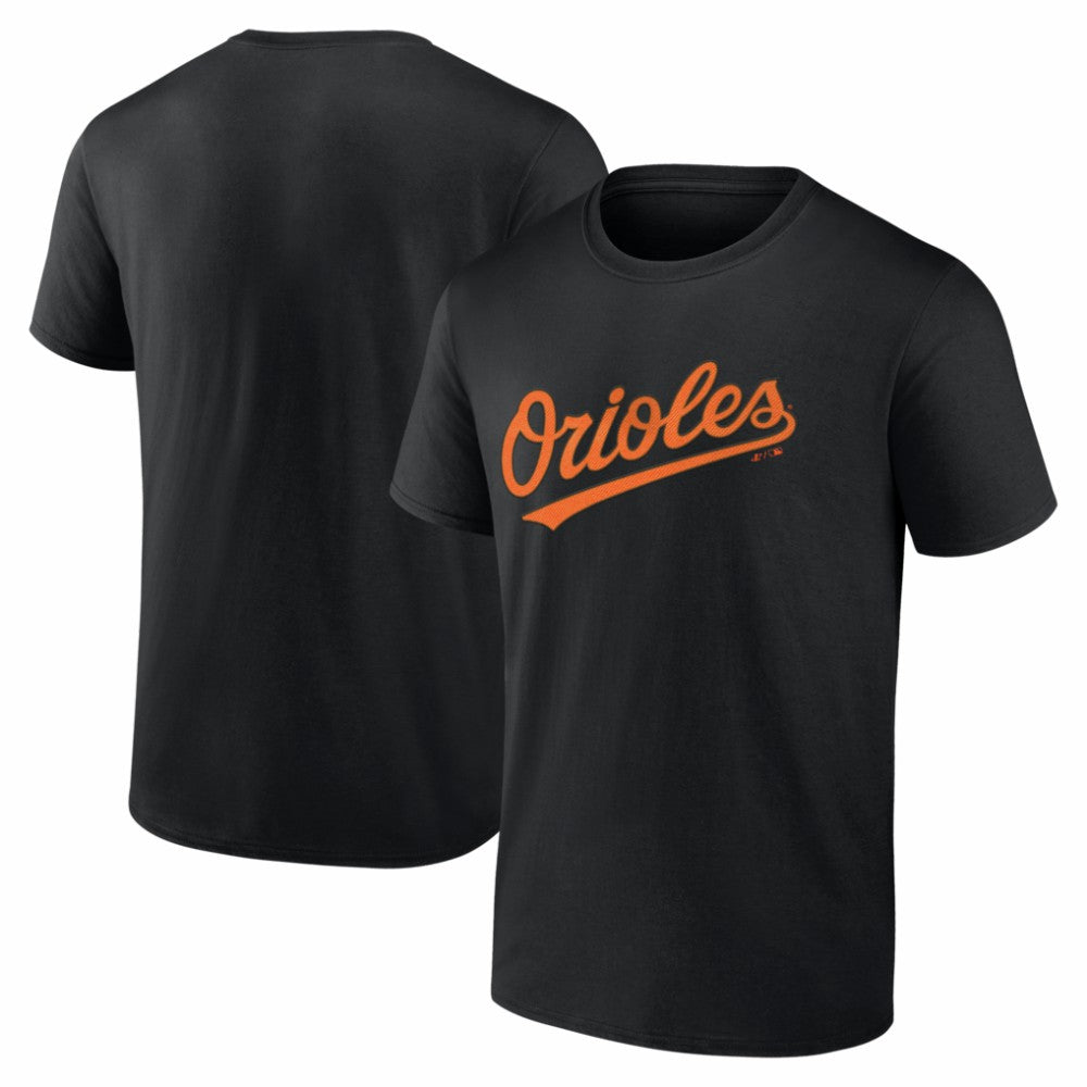 Baltimore Orioles Logo Athletic Wordmark T-Shirt - MLB