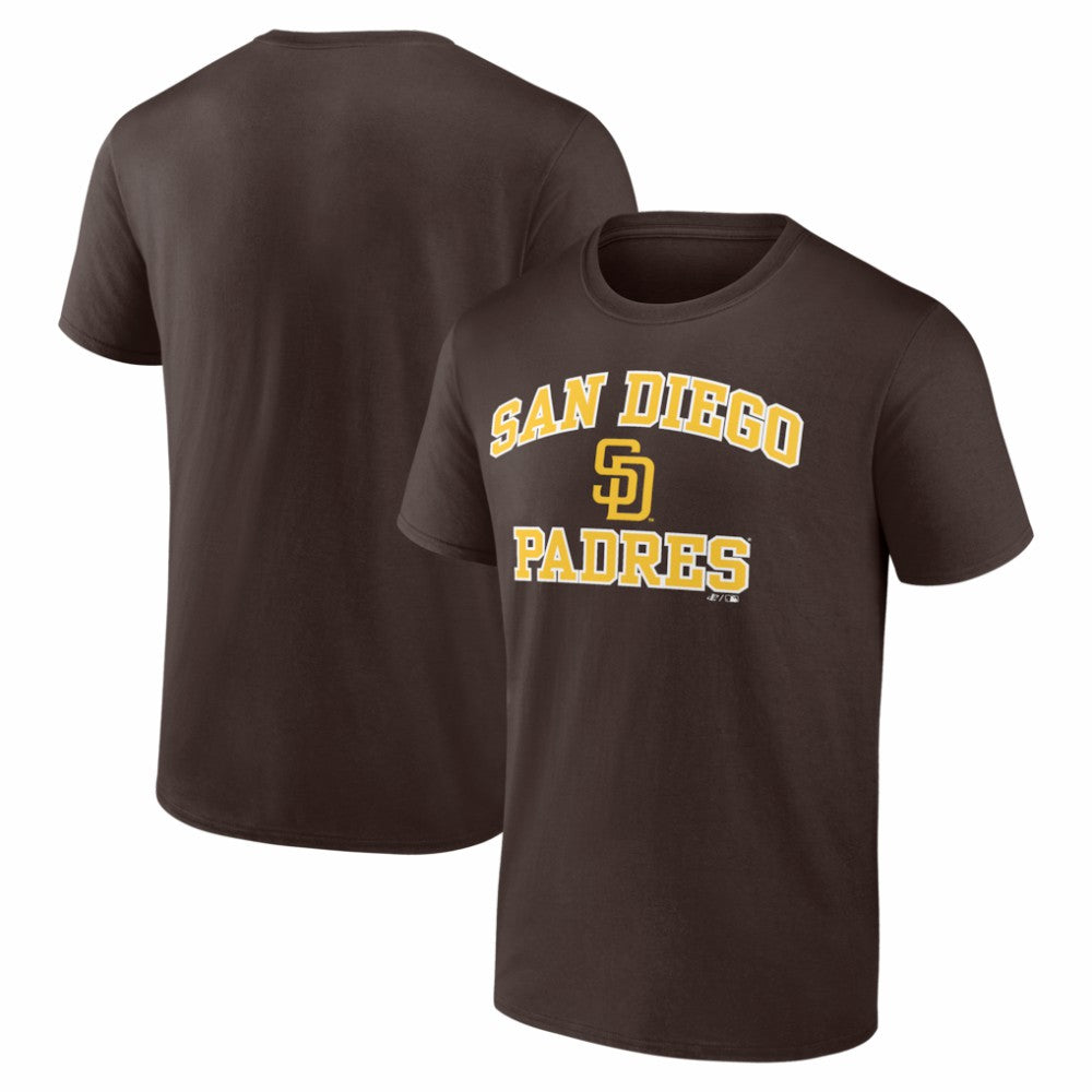 San Diego Padres Logo Athletic Heart and Soul T-Shirt - MLB