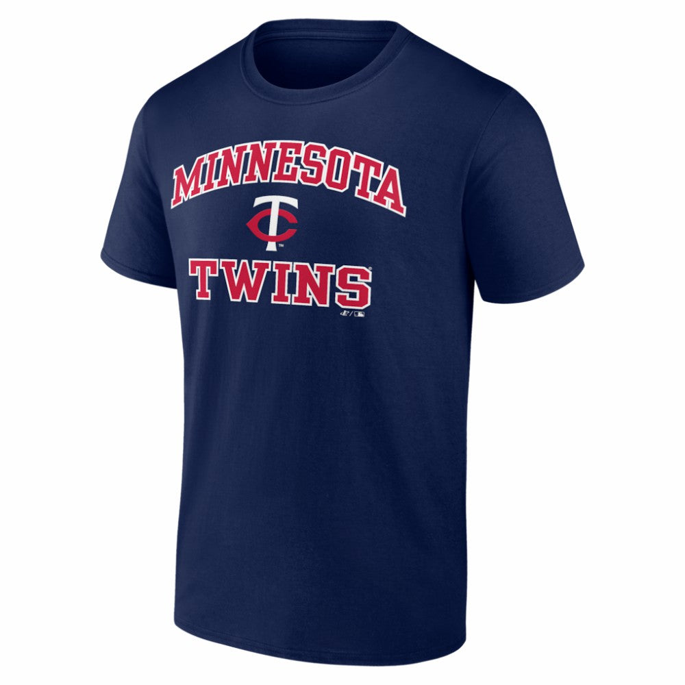 Minnesota Twins Logo Athletic Heart and Soul T-Shirt - MLB