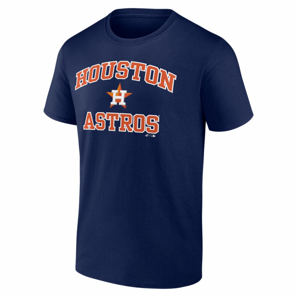Houston Astros Logo Athletic Heart and Soul T-Shirt - MLB