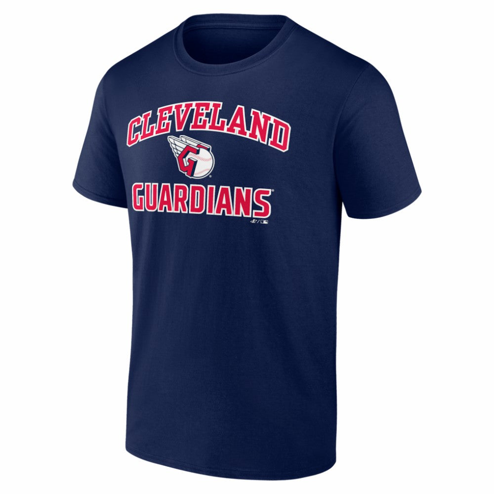 Cleveland Guardians Logo Athletic Heart and Soul T-Shirt - MLB