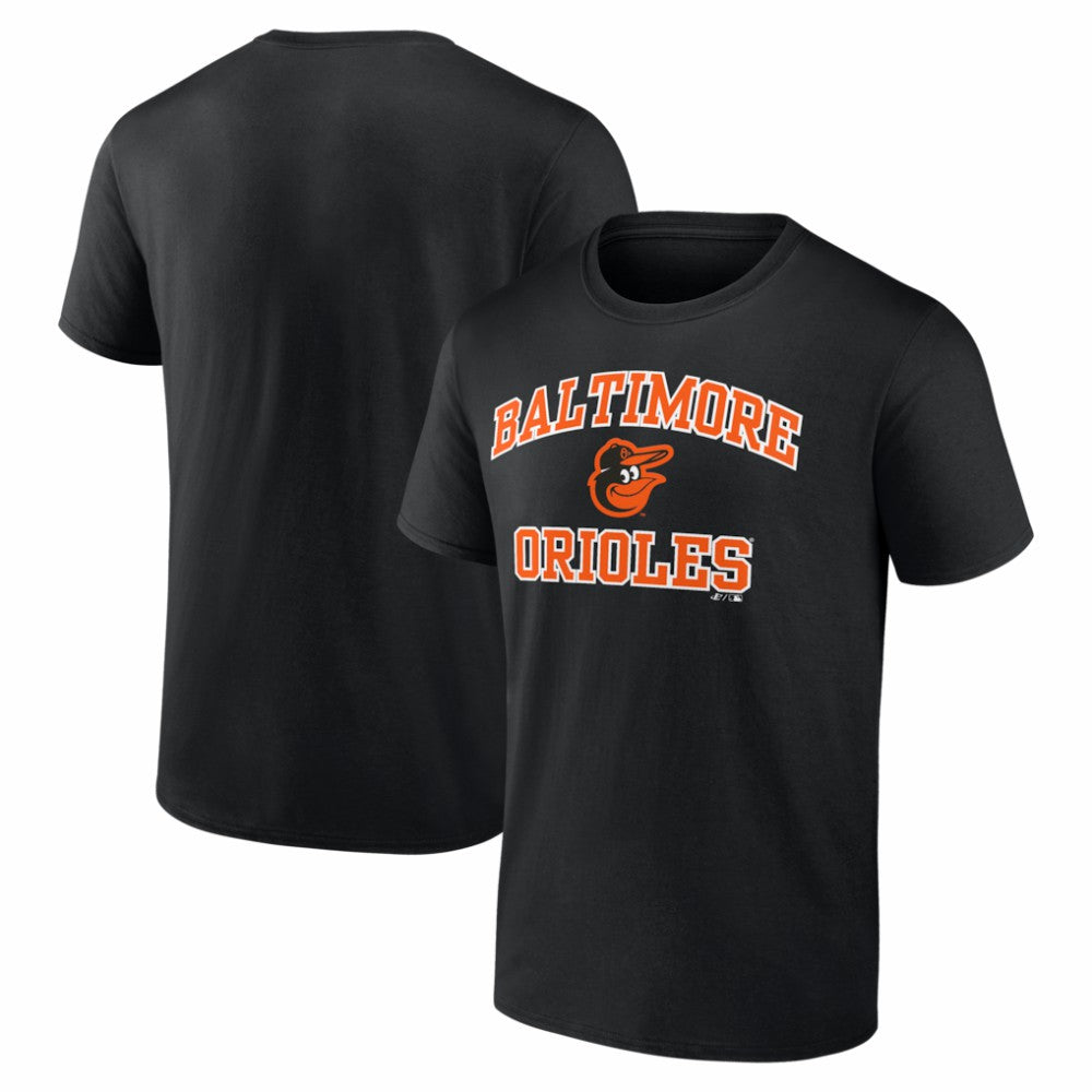 Baltimore Orioles Logo Athletic Heart and Soul T-Shirt - MLB