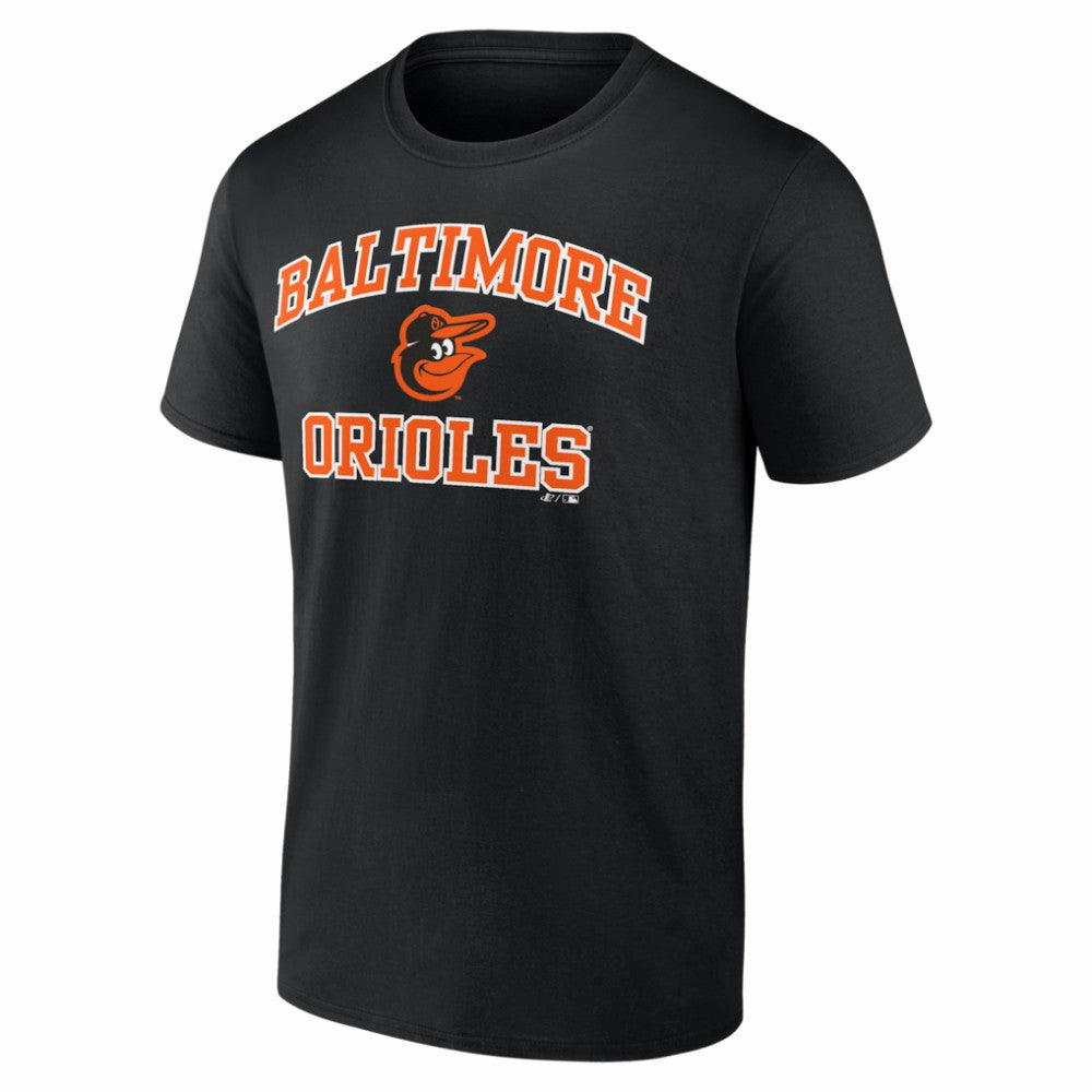 Baltimore Orioles Logo Athletic Heart and Soul T-Shirt - MLB